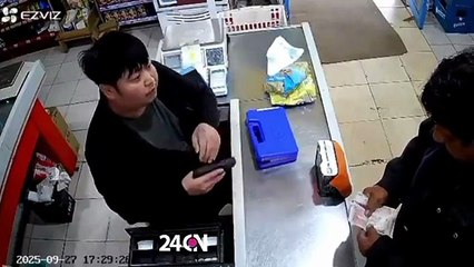 Robó en un supermercado chino y el dueño lo sorprendió con su violenta reacción