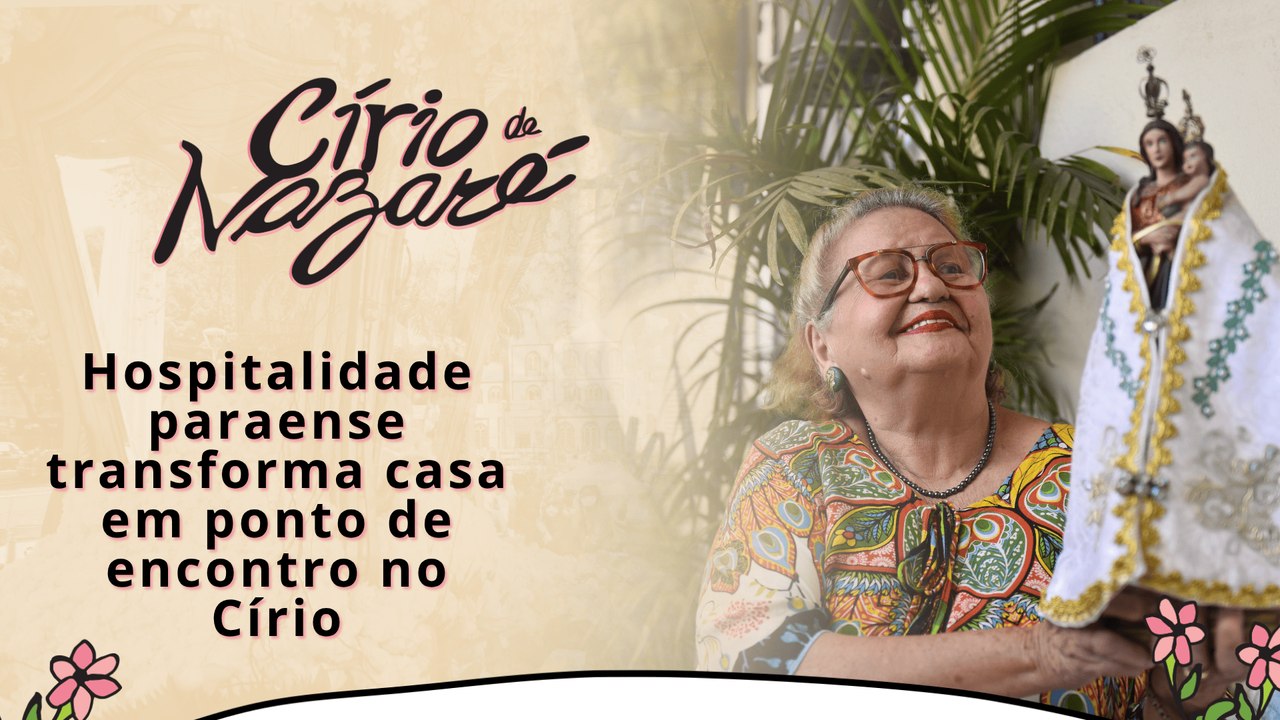 Na avenida Nazaré, a poucos metros da Basílica Santuário, dona Darcy recebe até 180 pessoas em um almoço regado a maniçoba, pato no tucupi e acolhimento