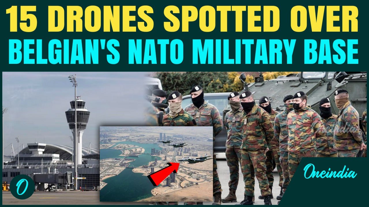 Russia vs. NATO War? Belgian Base Buzzed by 15 Unknown Drones Near German Border – Bizarre Incident