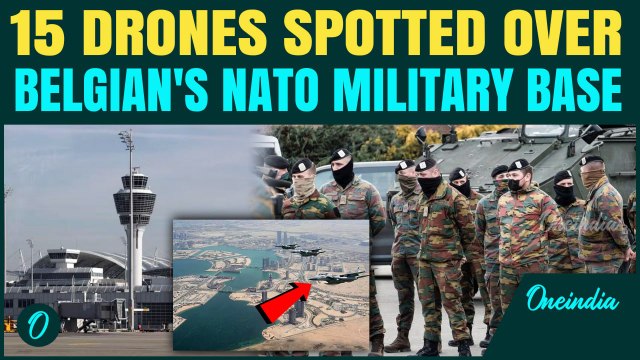 Russia vs. NATO War? Belgian Base Buzzed by 15 Unknown Drones Near German Border – Bizarre Incident