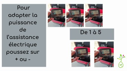 Tuto #8 Lire les infos sur l'écran et enclencher l'aide à la marche