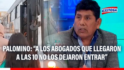 Miguel Ángel Palomino denuncia que no le permitieron ingresar al Congreso: Mis propios compañeros me cerraron la puerta