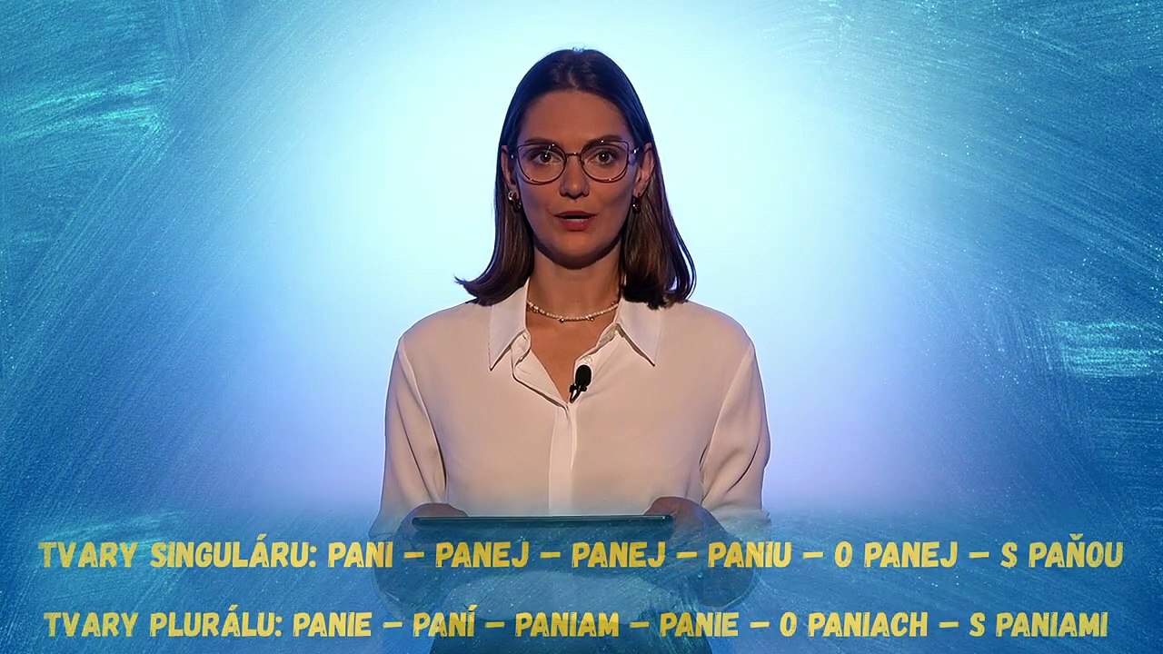 Posvieťme si na slovenčinu3_ Skloňovať či neskloňovať slovo pani ...