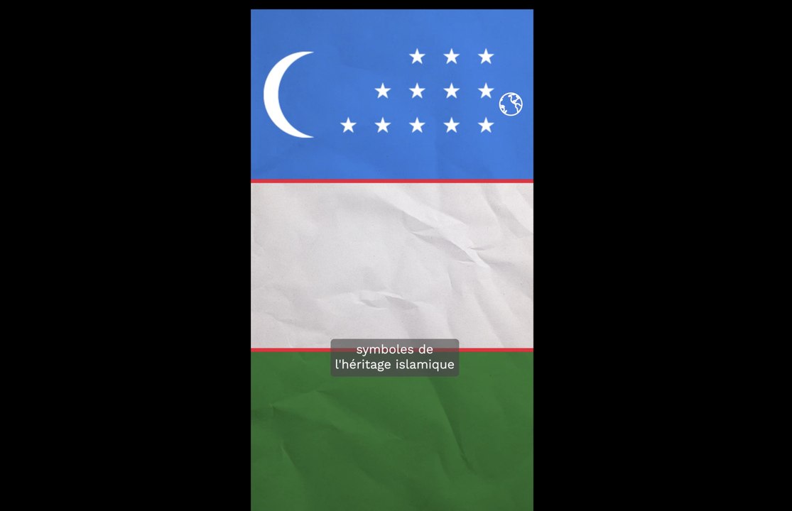 Que signifie le drapeau de l'Ouzbékistan ?