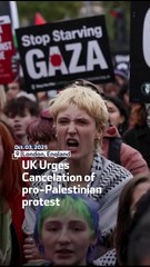UK Urges Cancelation of pro-Palestinian protest after Synagogue Attack