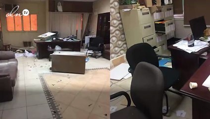 بالصور ماذا كتب سارقي مدرسة في السعودية على الجدران بعد سرقة لاب توب المدير