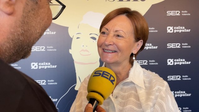 Mavi Mestre, rectora de la Universitat de València, en la gala de entrega de los premios 'Mujeres tenían que ser' de Radio Valencia