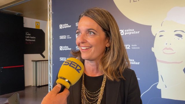 Nuria Martínez, consellera de Justicia y Administración pública, en la gala de entrega de los premios 'Mujeres tenían que ser' de Radio Valencia