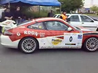 Départ porsche rally