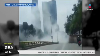 ¡Otra pipa! Fuga de gas causa pánico en Circuito Interior
