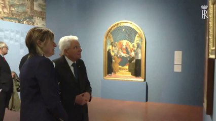 Mattarella visita la mostra "Pavia 1525" al Castello Visconteo
