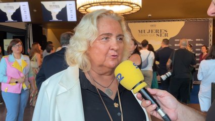 María José Ferrer San Segundo, primera teniente de alcalde del Ayuntamiento de València, en la gala de entrega de los premios 'Mujeres tenían que ser' de Radio Valencia