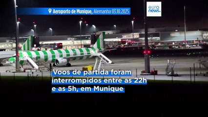 Aeroporto de Munique retoma tráfego aéreo após avistamento de drones