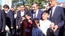 Cumhurbaşkanı Yardımcısı Yılmaz, açılış ve temel atma törenine katıldı