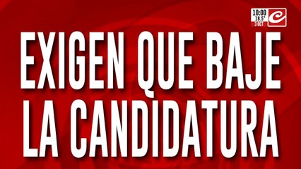 Tras el escándalo por el dinero narco, exigen que Espert baje su candidatura