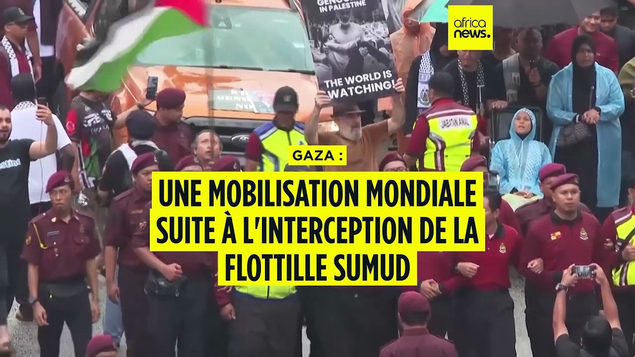 Gaza : mobilisation mondiale après l’interception de la flottille Sumud