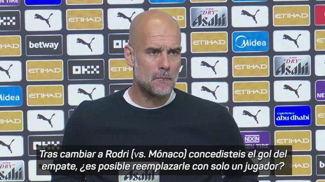 Guardiola: ¿Rodri? Mira el Madrid con Carvajal...