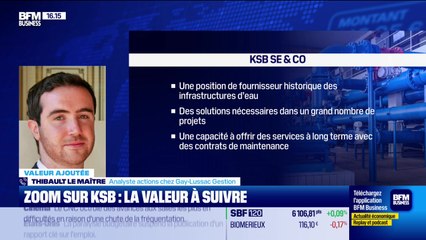 Valeur ajoutée : Ils apprécient KSB - 03/10