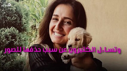 حلا شيحة تحذف صور عائلتها من انستغرام!