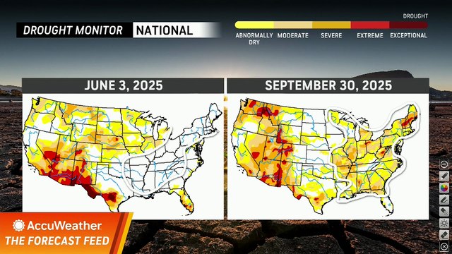 Drought overtakes much of the Northeast