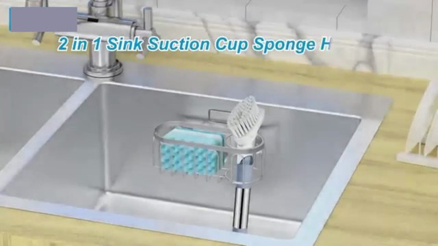 Best Sponge Holder for Kitchen Sink 2025 🧽 _ Cisily Sink Caddy Organizer Review