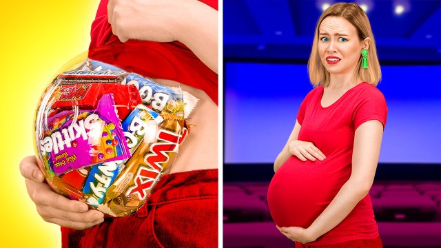 GENIUS FOOD HACKS AND FUNNY TRICKS || DIY Food Tips and Life Hacks! Sneaking Food By 123 GO! TRENDS