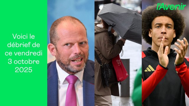 Le Récap': nos 5 infos à ne pas manquer ce vendredi 3 octobre 2025