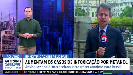 SURTO de INTOXICAÇÃO por METANOL PREOCUPA: já são 59 casos no Brasil; delega EXPLICA