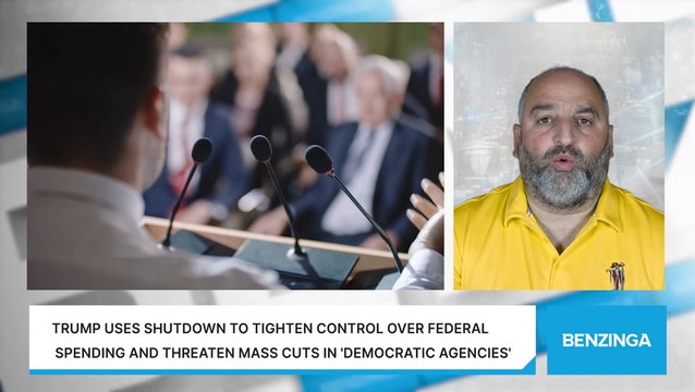 Trump Uses Shutdown To Tighten Control Over Federal Spending And Threaten Mass Cuts In 'Democratic Agencies'