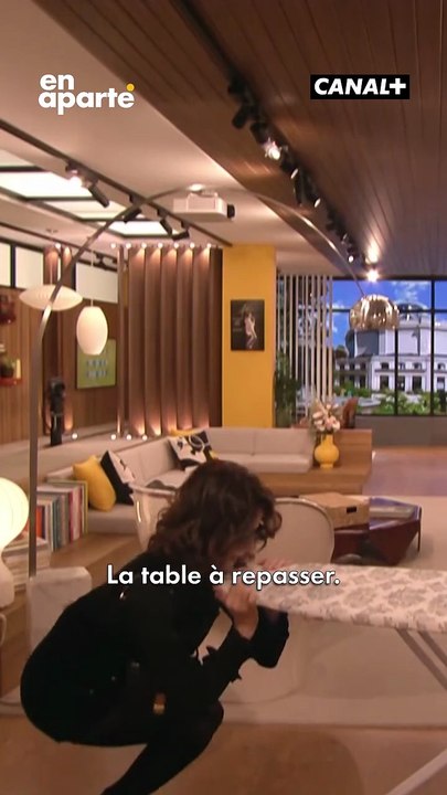 Valérie Lemercier, amoureuse des tables à repasser ? 🤨
