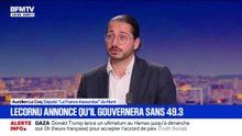 Sébastien Lecornu renonce à gouverner avec le 49.3: pour Aurélien Le Coq, député (LFI), le Premier ministre "célèbre le mariage entre Emmanuel Macron et Marine Le Pen"