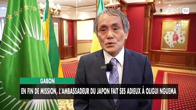 [#Reportage] Gabon : en fin de mission, l’ambassadeur du Japon fait ses adieux à Oligui Nguema
