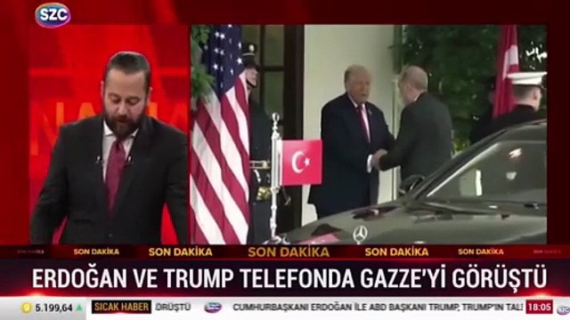 Erdoğan ve Trump telefonda görüştü