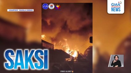 Sunog, sumiklab sa residential area sa Malate, Maynila | Saksi