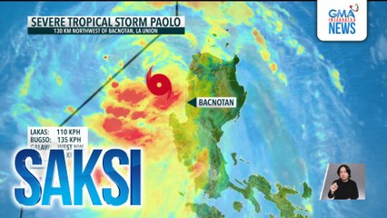 Bagyong Paolo, nananatili ang lakas habang kumikilos palayo ng bansa | Saksi
