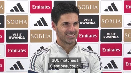 Arsenal - Arteta fier d'atteindre les 300 matches chez les Gunners