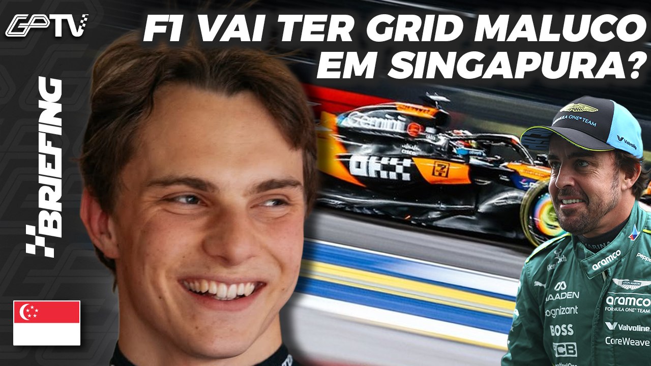 🔴GRID LOUCO DA F1 EM SINGAPURA? TUDO sobre TREINOS LIVRES | BRIEFING [grande premio]