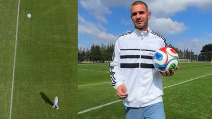 Mastantuono y Mac Allister se animan a probar el nuevo Trionda ⚽