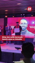 Nicky Jam recibe doctorado honoris causa en Colombia