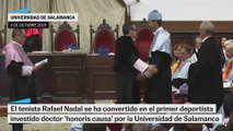 Rafa Nadal se convierte en el primer deportista investido doctor ‘honoris causa’