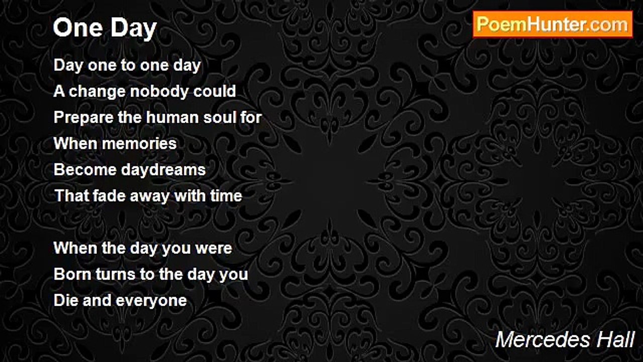 Mercedes Hall - One Day