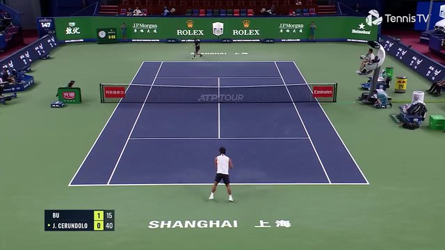 Juan Manuel Cerúndolo vs Bu Yunchaokete | Resumen | Masters 1000 de Shangai