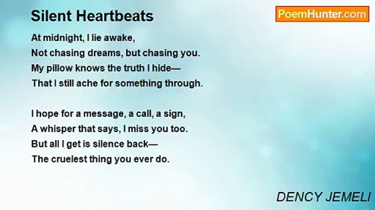 DENCY JEMELI - Silent Heartbeats