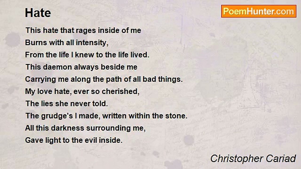 Christopher Cariad - Hate
