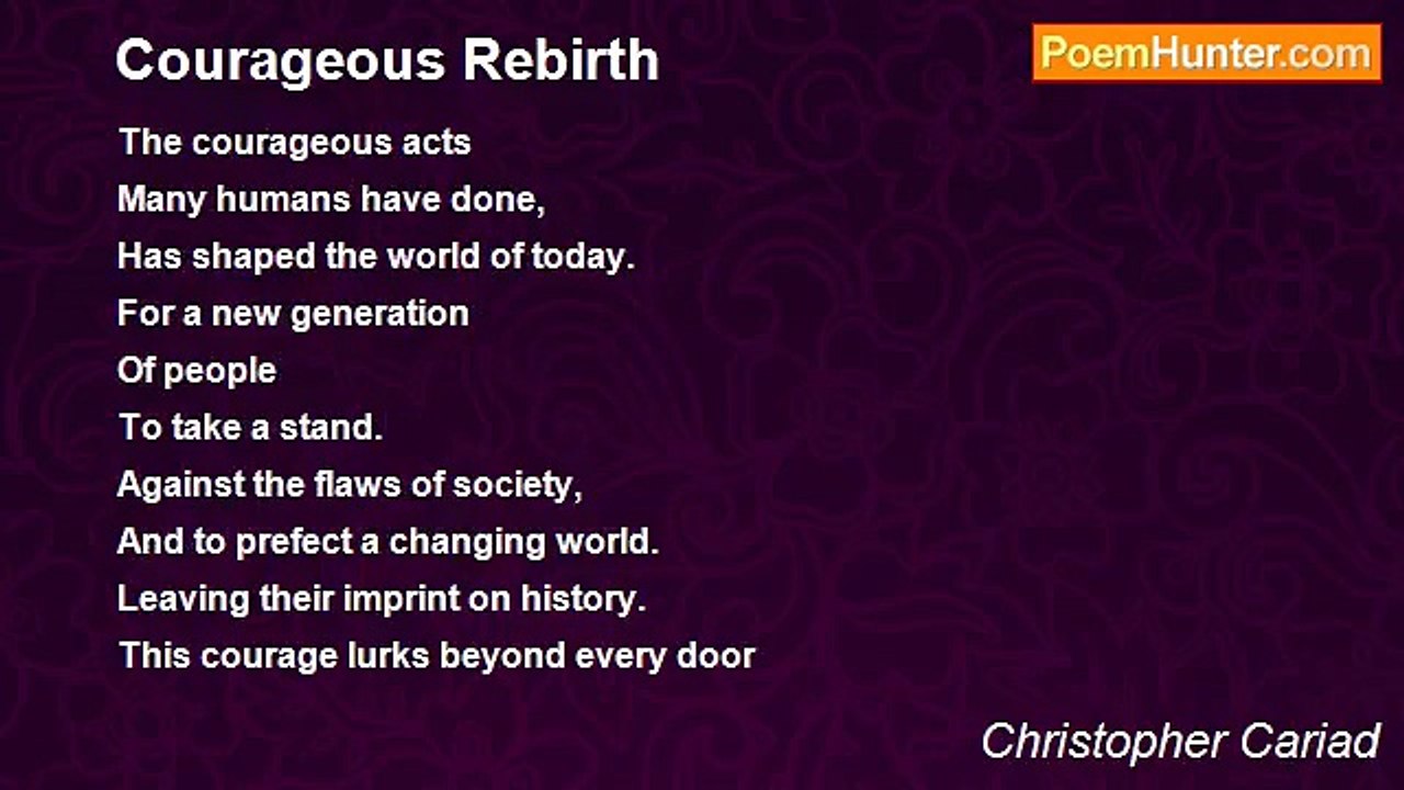Christopher Cariad - Courageous Rebirth