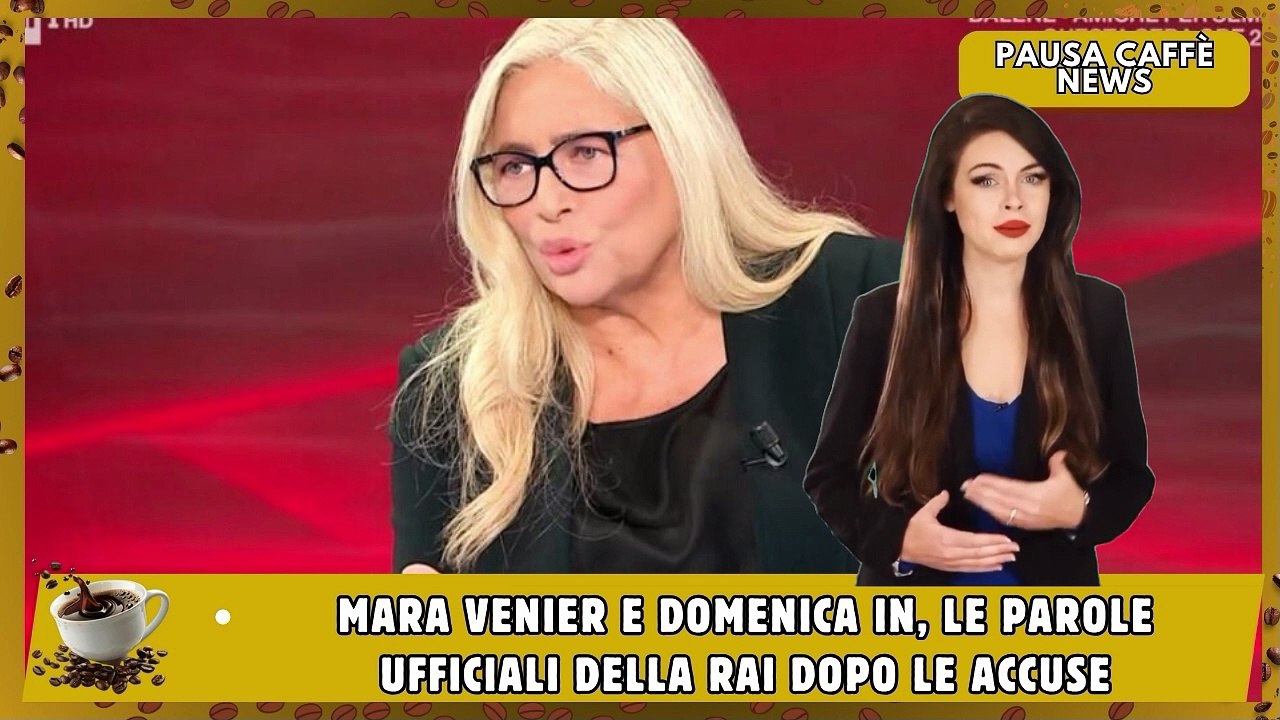 Mara Venier e Domenica In, le parole ufficiali della Rai dopo le accuse