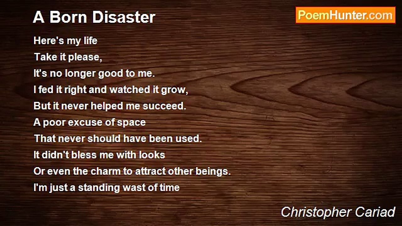 Christopher Cariad - A Born Disaster