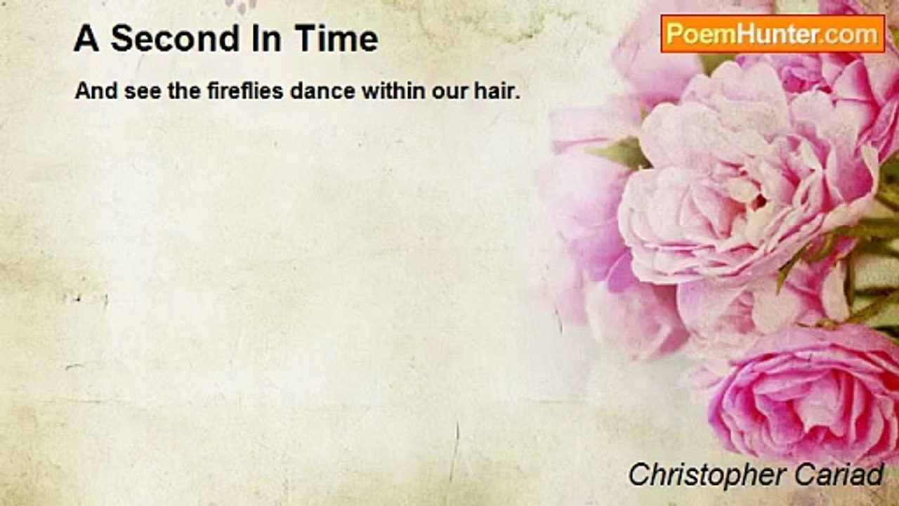 Christopher Cariad - A Second In Time