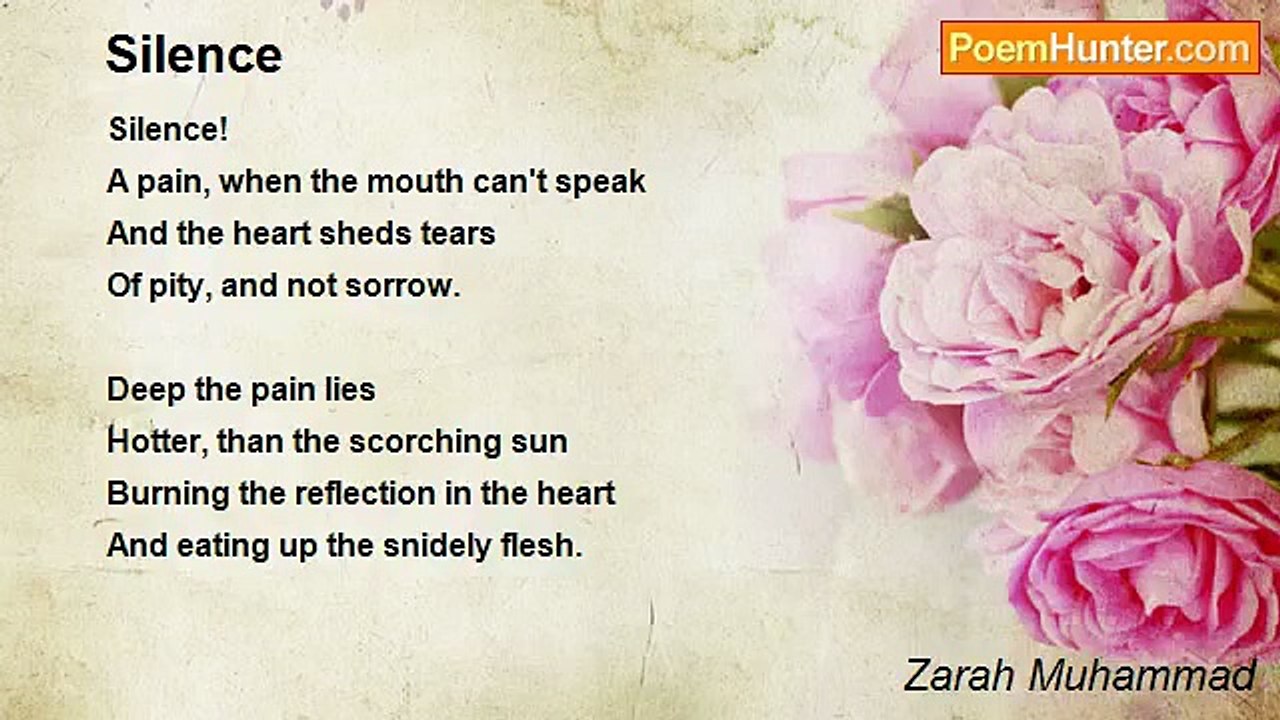 Zarah Muhammad - Silence