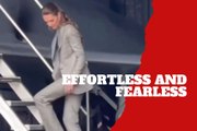 Princess of Wales makes daring move stepping off plane in sky-high heels